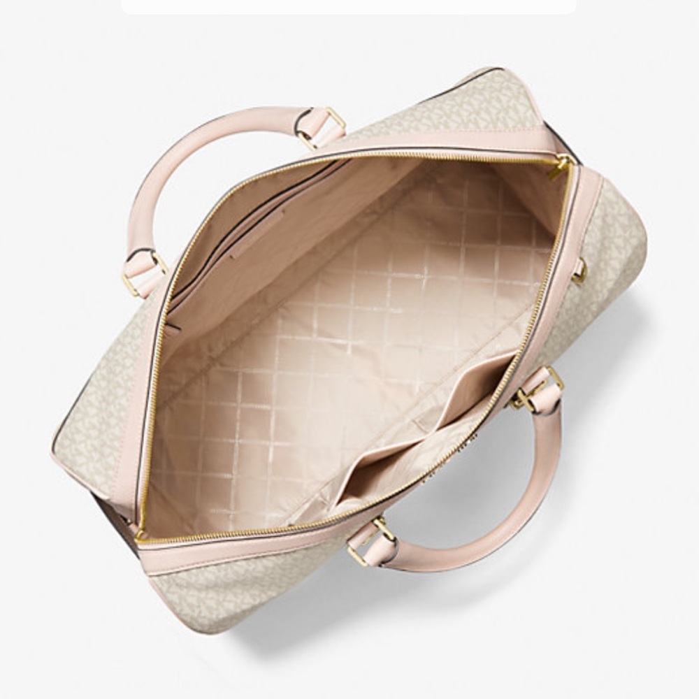 Michael Kors Cream and Pink Travel Bag - Picture 3 of 5